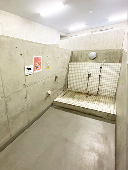 高宮パークサイドペット足洗い場