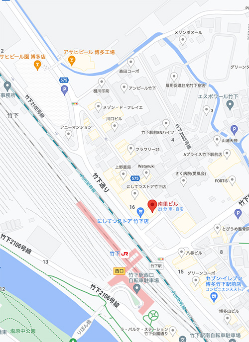 竹下駅前地図